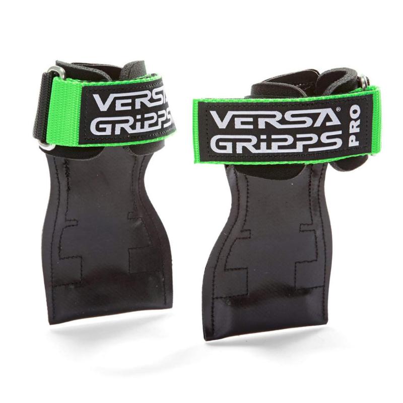 Versa Gripps PRO パワーグリップ 筋力トレーニング・リストラップ made in the USA (Green/緑, XS:12.5-15.5cm)