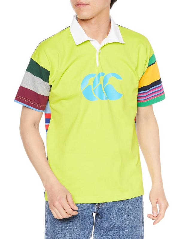 [カンタベリー] ラガーシャツ S/S LIGHT UGLY JERSEY ショートスリーブライトアグリージャージ メンズ｜loeuf