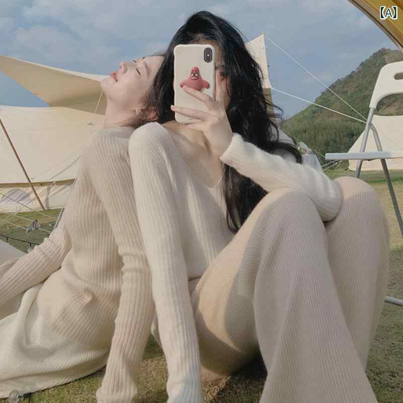 パンツ レディース コーデュロイ ワイドパンツ ハイウエスト フィット 細見え ストレートシルエット ロングパンツ アイボリー 普段使い 伸縮性 吸湿速乾 秋冬x2
