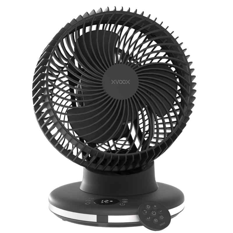 XVOOX サーキュレーター 360度首振り 静音 dcモーター 小型 首振り dc ファン 洗える 扇風機 タイマー付き 強力 リモコン リモコン付き おしゃれ 北欧 分解 リズムモード 衣類乾燥 強風 12段階 省