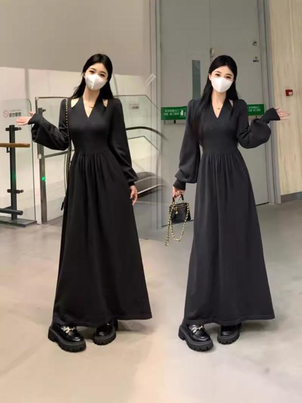 ゆったり着こなし ぽかぽか ニットワンピース レディース 膝丈 ロング丈 ミモレ丈 定番 ワンピ ワンピース ニット セーター 長袖 タートルネック ハイネック ゆったり カジュアル 体型カバー シンプル 暖かい 秋冬