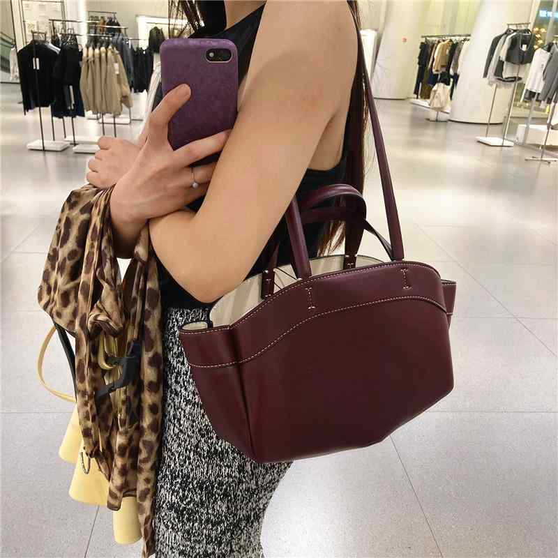 バッグ レディース トートバッグ 大容量 通勤用 ショッピング用 子母バッグ ショルダー ハンドル ファッション 秋冬