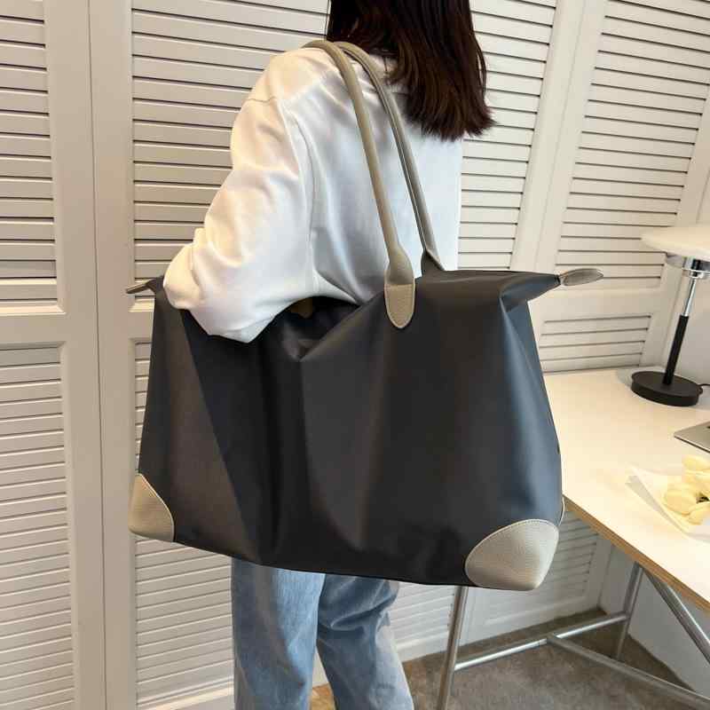 トートバッグ レディース ヨガ 大容量 旅行用 シンプル ファッション 高級感 フィットネス 携帯 鞄 軽量 吸湿速乾 伸縮性 普段使い アウトドア