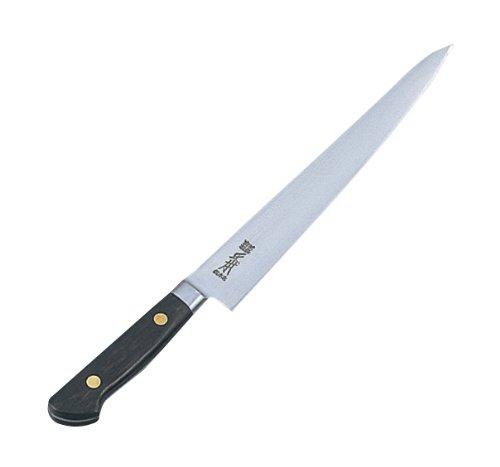 正本 ツバ付紫丹柄 筋引 27cm CT-5427