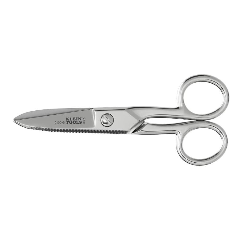 Klein Tools 2100-5 電気工事ばさみ 高耐久切断用 耐腐食性 5-1/4インチ
