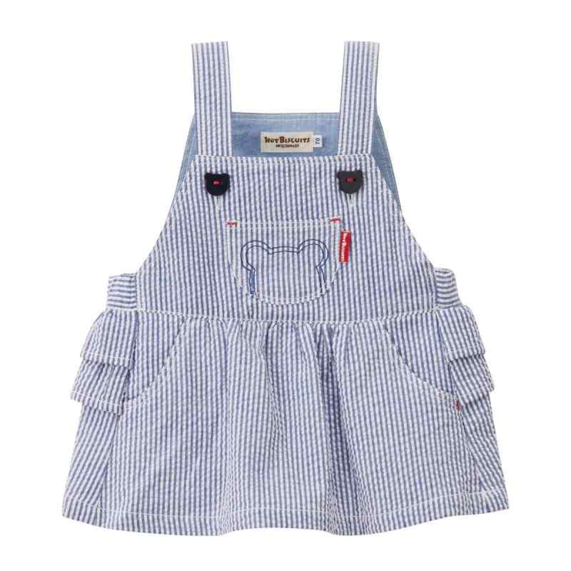 [ミキハウス ホットビスケッツ] 前掛けスコート 72-1801-821
