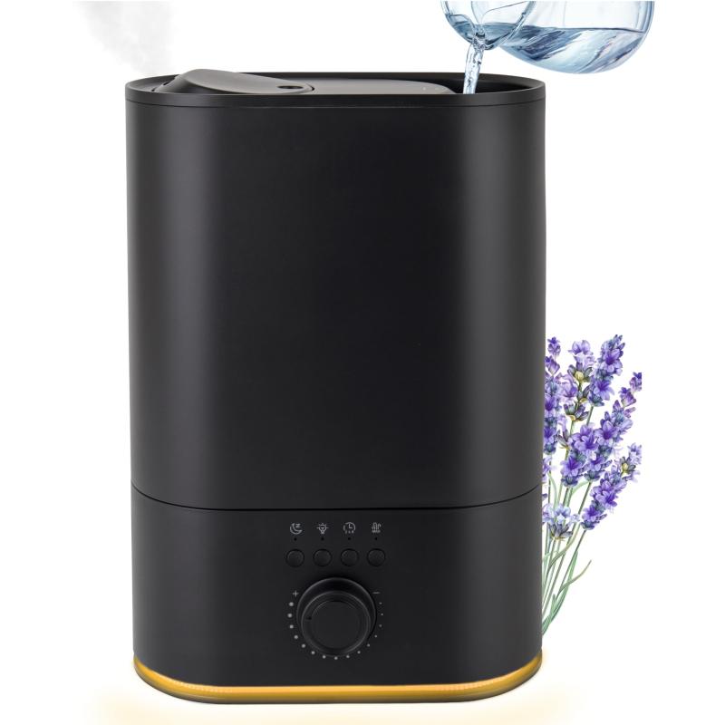 tobest 加湿器 大静電容量 超音波式【かんたん上から水】貯蔵タンク静電容量 6L タイマー付き添い人 自然調整畳数洋室14畳/和室8.5畳 年代順の継続50第四次元加湿 卓上 省エネ 蓋水 空焚き押しとどめる 事務室 法人