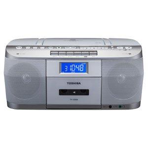 TOSHIBA CUTEBEAT CDラジオカセットレコーダー 白いこと TY-CDS6(W) 家電-その他