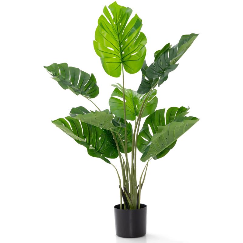 Tangkula 人工 観葉草木 大型 フェイクグリーン