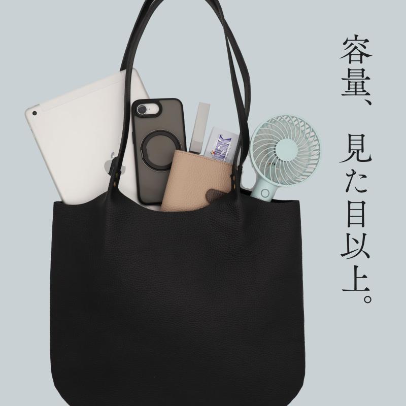 [タージォ] 革工房futuro カルマ 本革 牛革 レザー トートバッグ レディース 革袋バッグ 軽量 a4 大きめ 大容量 薄い 通勤 通学 ビジネス フォーマル オフィスカジュアル お出かけ シンプル 手
