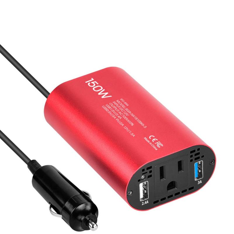 急速充電・携帯・アイフォン・スマホ・充電器・12V車専用・車内・シガー・AC電源・AC100Vコンセント対応・ノートパソコン・ノートPC・USB2.4&3.0A対応・DC→ACインバーター/シガーインバータ