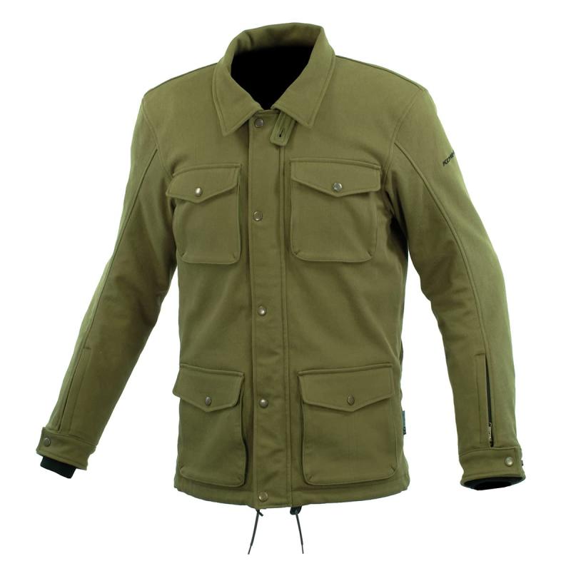 [コミネ] バイク用 JK-622 プロテクトフィールドウィンタージャケット Olive 3XL｜loeuf