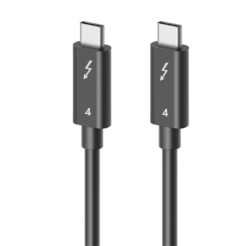 USB-C & USB-C Thunderbolt 4 100W ケーブル LpoieJun【USB-IF認証/40Gbps高速転送/ 100W急速充電/8K@60Hz 映像出力/PD 100W 5A 対応】 Thunderbolt 4 対応 T