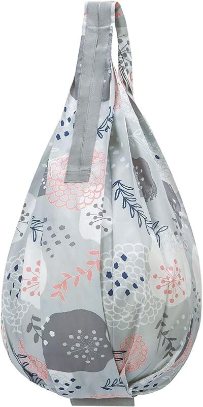 マーナ (marna) Shupatto コンパクトバッグ Drop L (ポピー) エコバッグ シュパット 折りたたみ (ドロップ 縦型/大容量) S472PO
