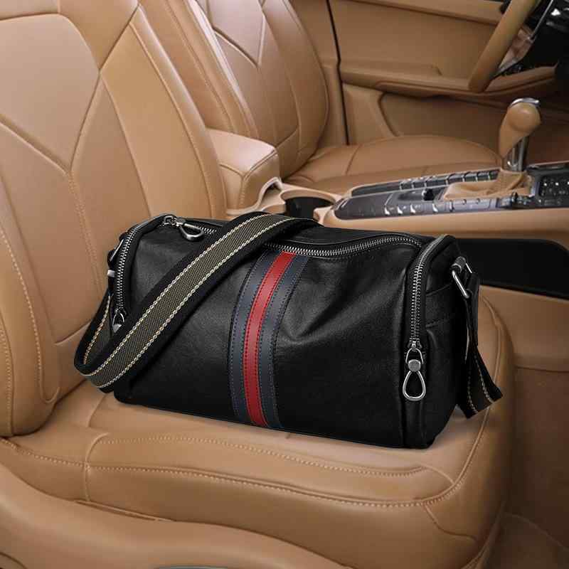 バッグ 男性用 ショルダーバッグ カジュアル 斜め掛け 牛革 通勤用 小型 鞄 普段使い 軽量 高級感 レザー 皮革 耐久性 コンパクト ビジネス ワンショルダー ミニサイズ