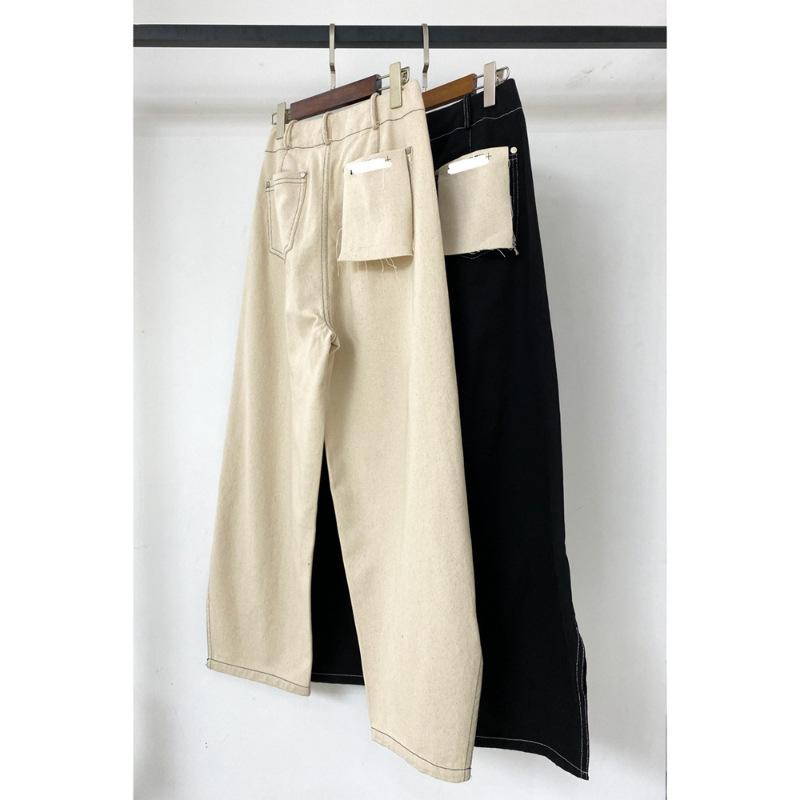 パンツ レディース デニム ワイドレッグ 9分丈 綿 フィット シンプル 秋冬 小柄向け 普段使い 通勤用 吸湿速乾