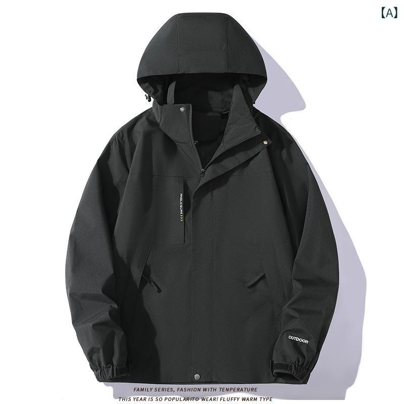 ジャケット レディース 防風 防水 保温 アウトドア 登山 カジュアル 春夏秋冬 ペア 軽量 伸縮性 吸湿速乾 綿 麻 ハイウエスト ビッグシルエット ブラック ピンク系 アイボリー