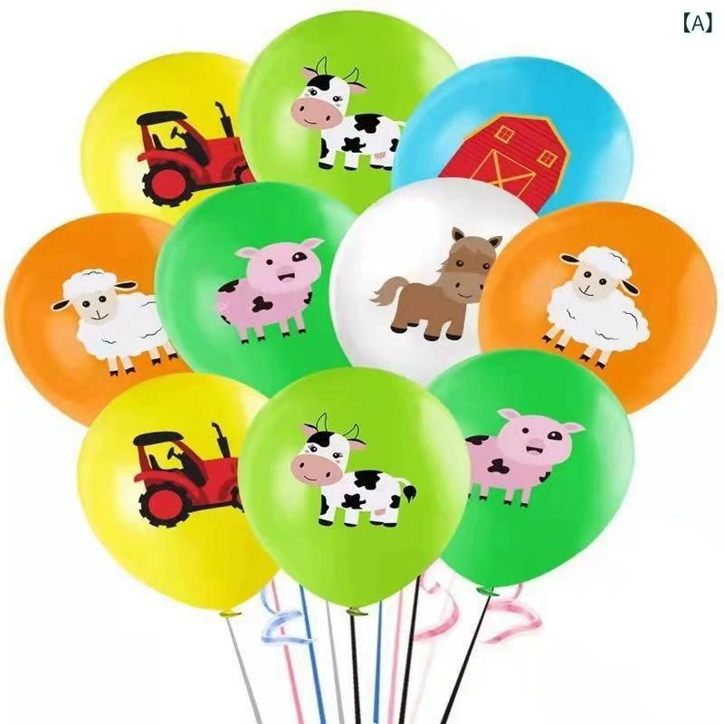 パーティーグッズ ピンク 恐竜 風船 セット 誕生日 パーティー用 40cm 大型 厚手 乳ラテックス かわいい｜loeuf