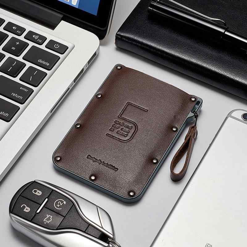 5 card カード バッグ 男性 女性 小型 薄型 牛革 財布 女性 高級 引き出し 銀行 カード クレジットカード 盗難 防止 ブラシ｜loeuf