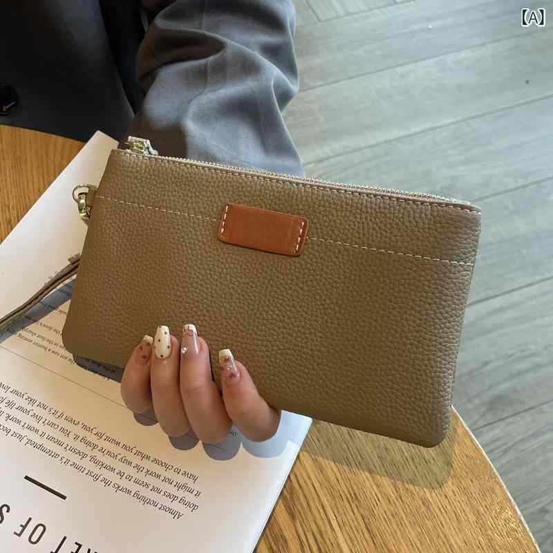 ハンドバッグ レディース 鞄 本革 コンパクト ジッパー 高級感 コインパース 鍵収納 普段使い 収納力 軽量 伸縮性