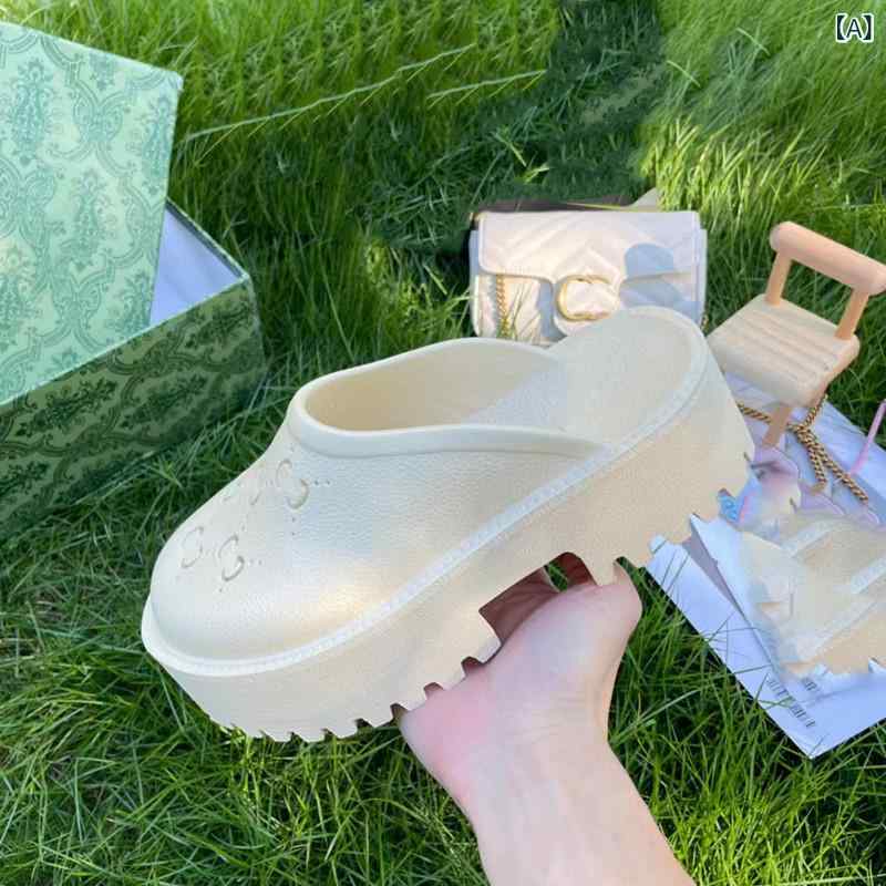 ミュール レディース 夏 穴あき 後ろ空き 街スナップ風 ファッションシューズ 軽量 接触冷感 再生繊維 ビッグシルエット ピンク系