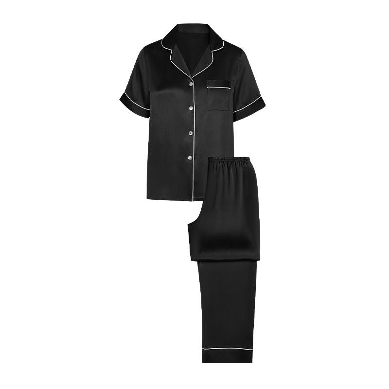 パジャマ レディース 上下書き割り 半袖 長ズボン 地絹 薄っぺら 夏 お座敷着 寝巻き 養護ホーム御召しもの ナイト爵御召しもの お座敷御召しもの 当たること冷感 吸湿速乾 好いたらしい ゆったり 着痩せ 体型取りまかなう 御前上等感 光輝 手当たり 愛想のいい 光輝感 もの柔らか しっとり 保湿