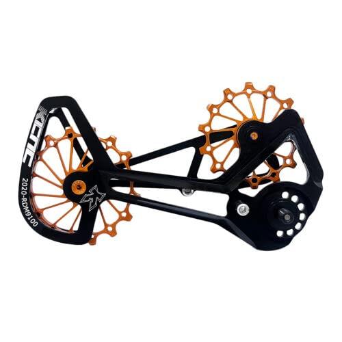 KCNC MTB Oversized Pulley Cage For Shimano XTR RD-M9100 , Gold, SK2616|loeuf