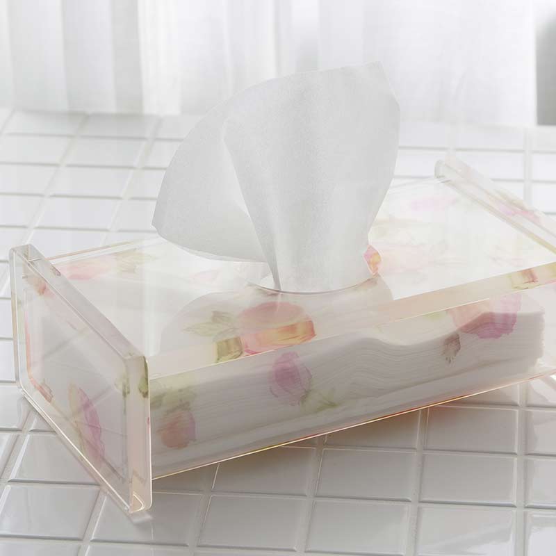 楽天市場】アクリル水中花 ティッシュボックスケース スウィート