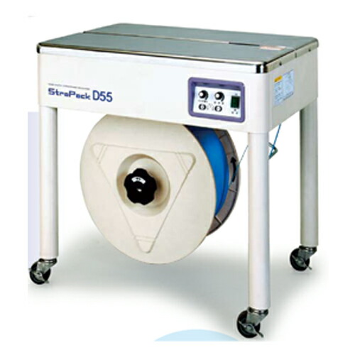 楽天市場 ストラパック 半自動梱包機 D55 代引不可 梱包機 Ppバンド 結束機 半自動 ダンボールのロジマート