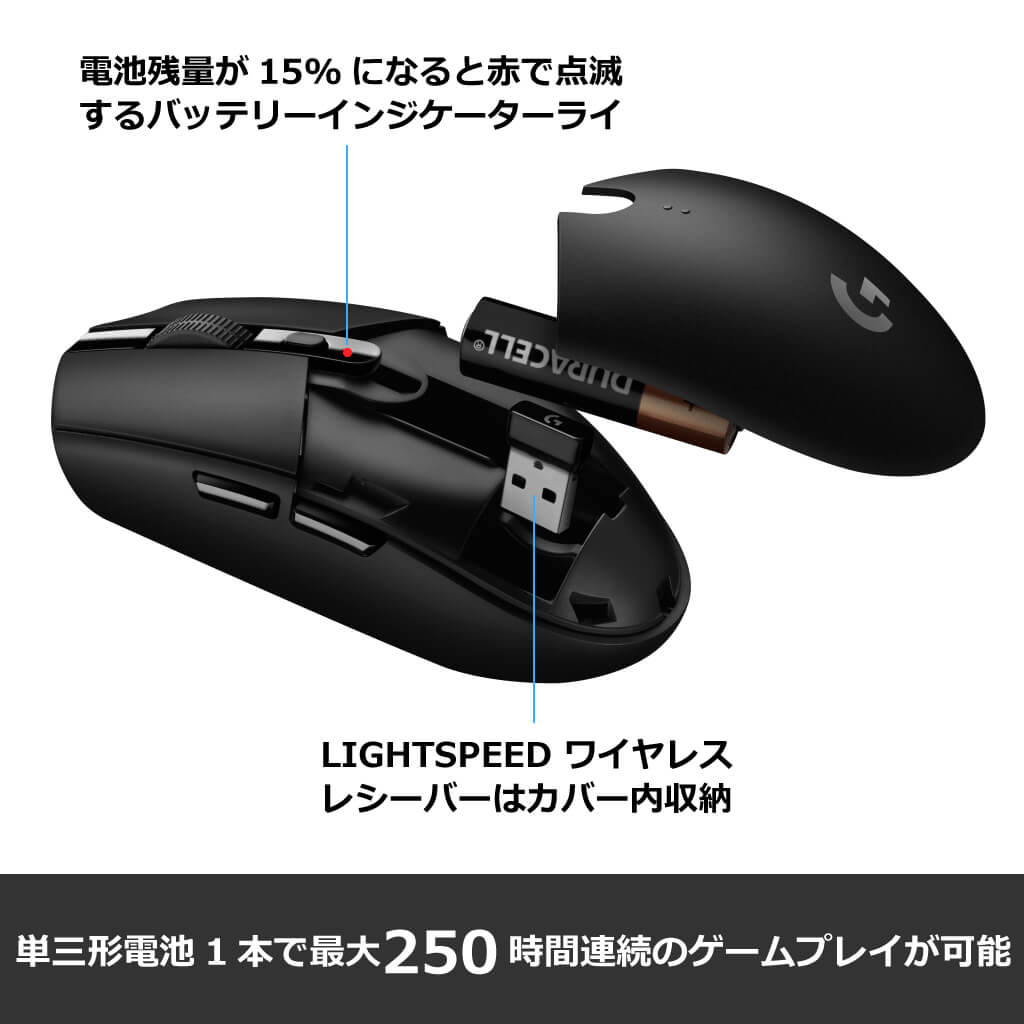 Logicool G ゲーミング廿日鼠 無線電話 G304 Heroセンサ Lightspeed 無線 99g軽さ G304 G304rwh G304 Bl G304 Lc 国内本則雅 2年中無償保する Jhltv Com