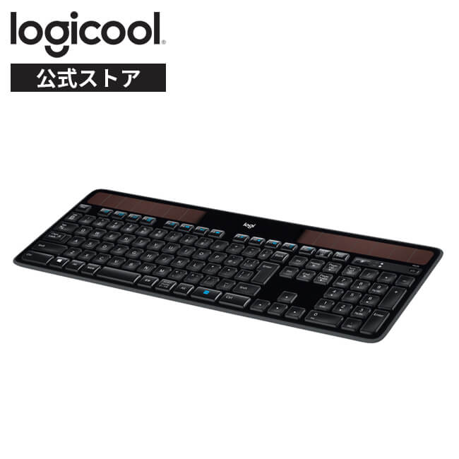 【楽天市場】ロジクール ワイヤレス ソーラーキーボード K750r 超薄型 Unifying windows 無線 キーボード 薄型 電池交換