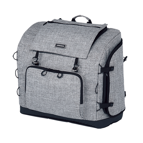 犬用 リュックキャリー 猫用 3way Backpack Airbuggy ワイド Carrier Wide Cool Grey Airbuggy エアバギー 3way バックパックキャリー ワイド クールグレー ロゴスペットサイト