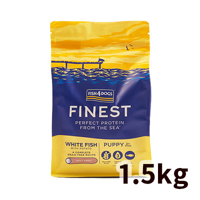 【正規輸入品】フィッシュ4ドッグ ファイネスト パピー 幼犬用 1.5kg