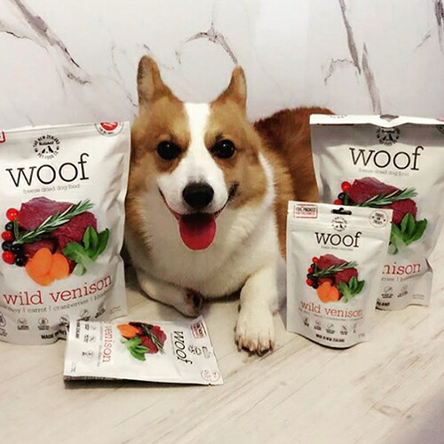 Seasonal Wrap入荷 Woof ワフ フリーズドライ ドッグフード ワイルドベニソン 犬用 1 2kg Fucoa Cl