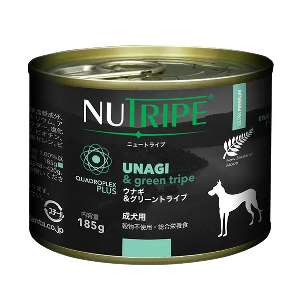 最新人気 正規輸入品 Nutripe ニュートライプ ピュア ウナギ グリーントライプ 犬用 185g 24個セット ロゴスペットサイト 50 Off Www World Of Heating De