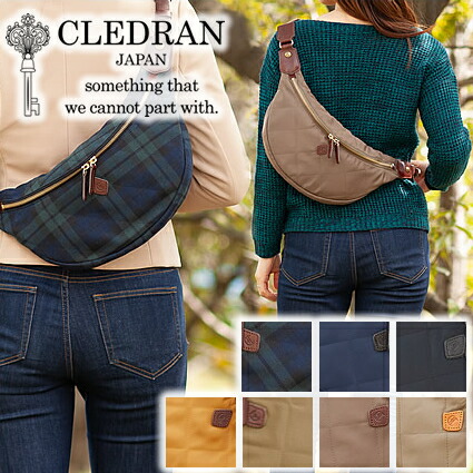 CLEDRAN クレドラン バッグROTAボディバッグ（大 CL2146]CLEDRAN (クレドラン)ROTA BODY BAG(ロタ ボディバッグ
