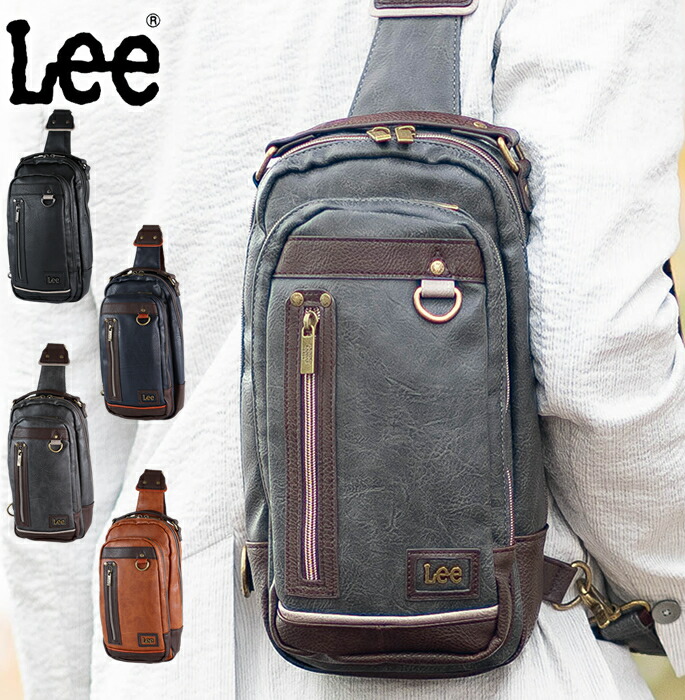Lee バッグ ワンショルダーバッグ ショルダーバッグ メンズ ボディバッグ 軽量 Lee インフィニティ2 320-3150 QA｜バッグのロワール Remo店