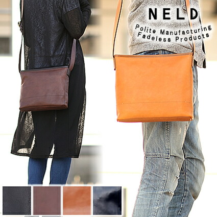NELD 本革　黒　ショルダー NELD 最大51%☆土日限定 ネルド ショルダーバッグ ROLL ロール