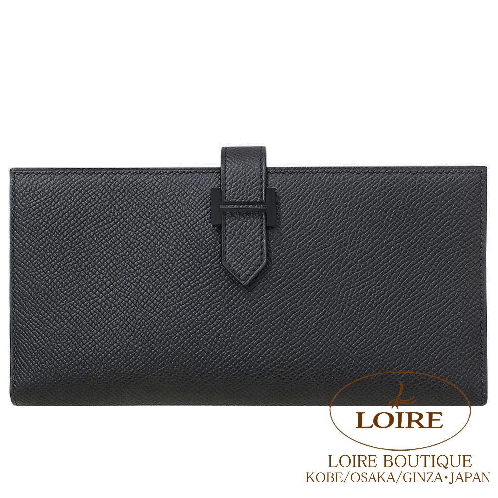 楽天市場】HERMES エルメス 二つ折り長財布 Bearn Souffle
