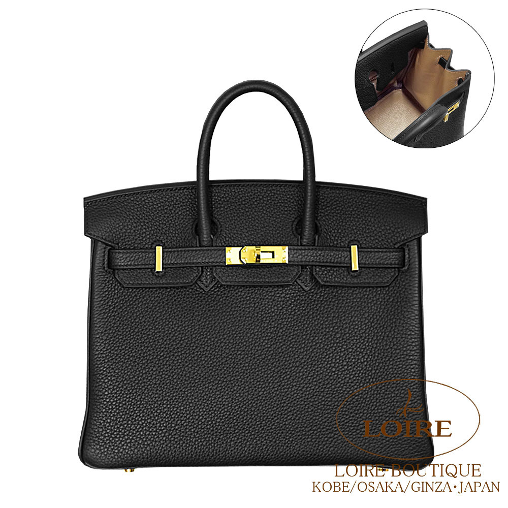 楽天市場】エルメス バーキン 25 セリエ クロ エプソン ゴールド金具