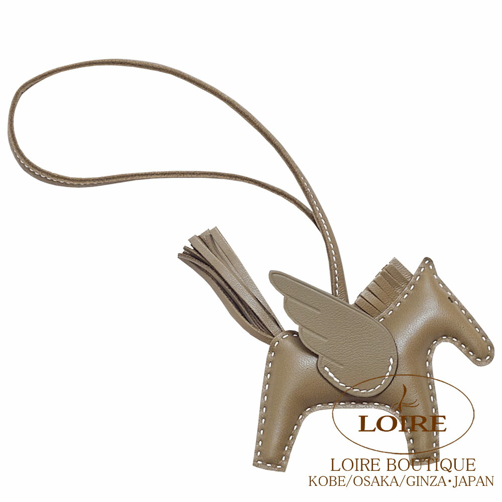 ★新品未使用★エルメスペガサス【フランボワーズ】おまけ付き♡ エルメス<br>ロデオ ペガサス PM チャーム<br>フランボワーズ<br