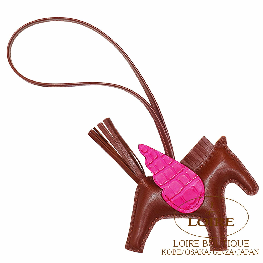 楽天市場】エルメス ロデオ ペガサス タッチ PM チャーム クロ