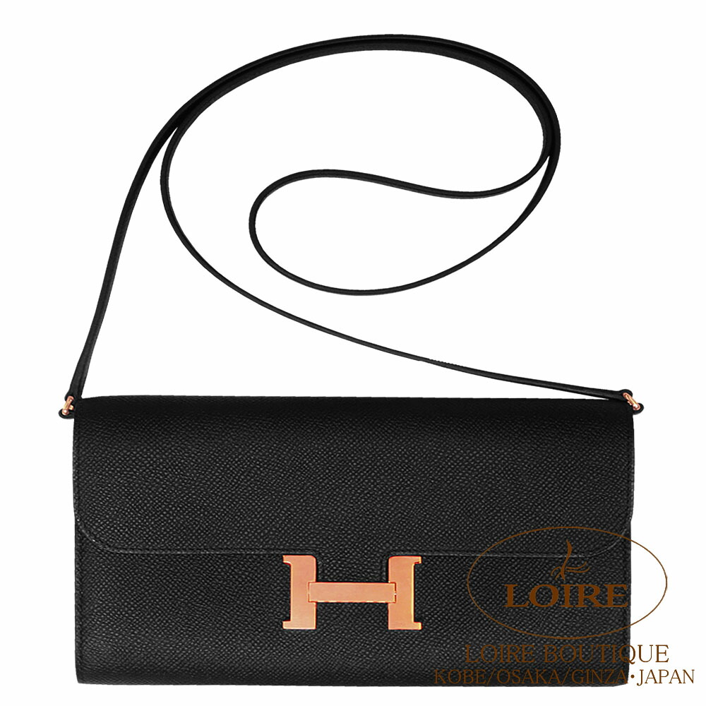 エルメス コンスタンス 75 刻印あり ボックスカーフ ブラック HERMES エルメス コンスタンスミニ ブラック ボックスカーフ ゴールド