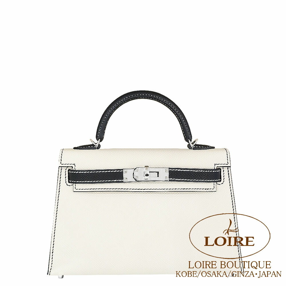 楽天市場】エルメス ケリーミニ2 パーソナル クレ×クロ(クレ×クロ×シロ