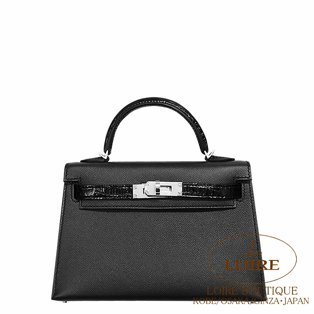 楽天市場】エルメス ポシェットケリー クロ クロコダイル アリゲーター