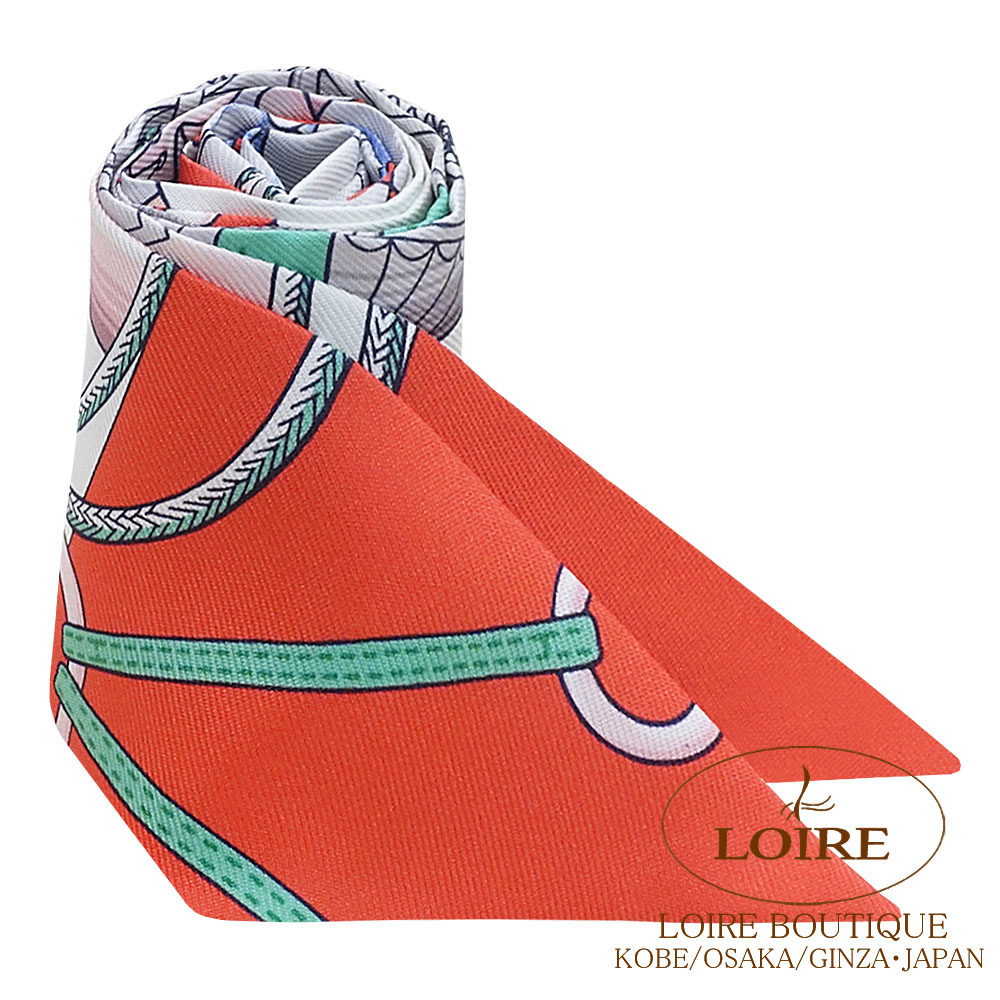 あき HERMES ツイリー HERMES エルメス ツイリー スカーフ シルク レディース ブランド