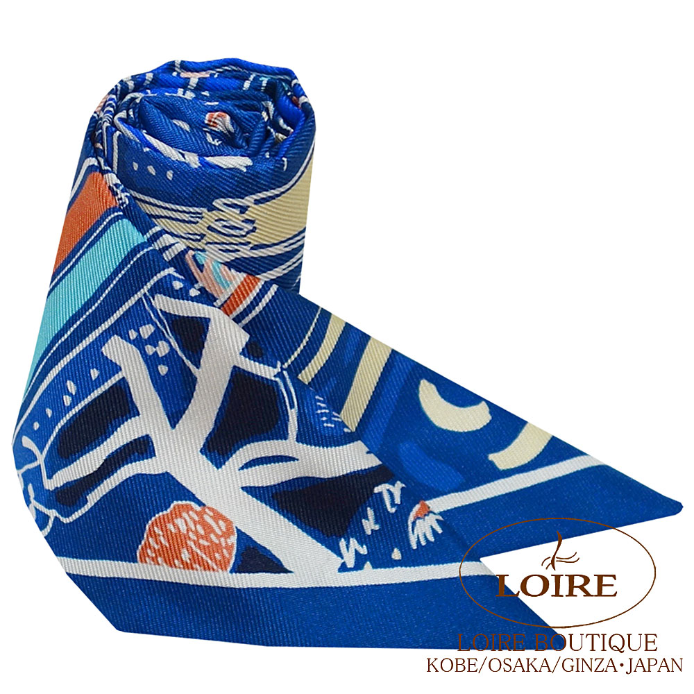 楽天市場】エルメス トゥイリー レイユール・デテ ローズ×ブルー