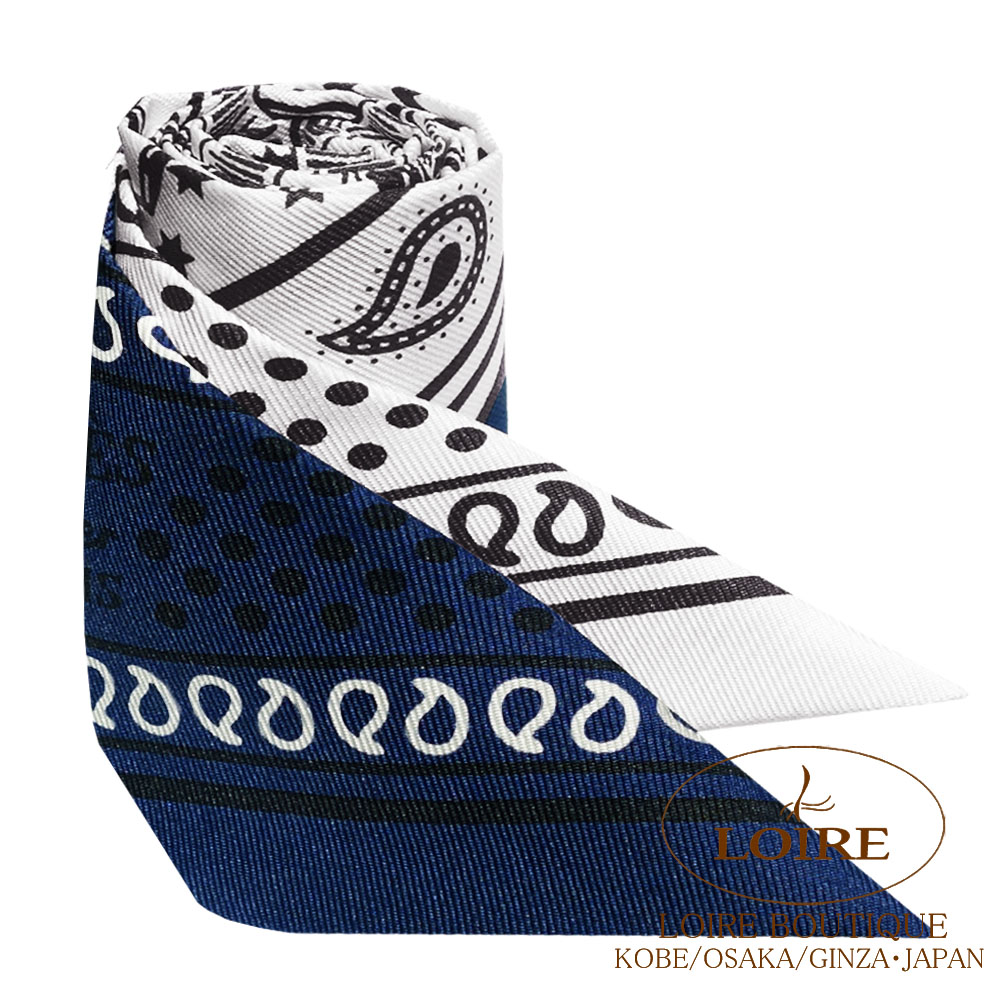 楽天市場】質屋 HERMES エルメス ツイリー エプロン・ドール マリン