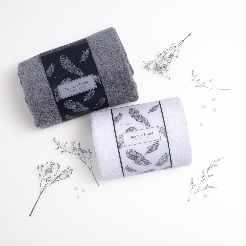 ホリスティックキュア　HCLヘアドライタオル　グレー　新品 ホリスティックキュアーズ 直営公式オンラインショップ / ホリ