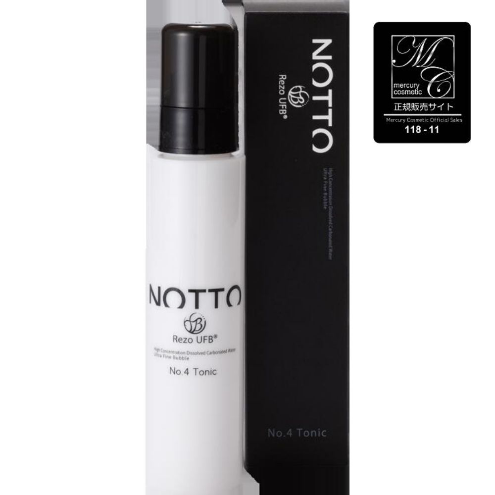 【正規販売店】マーキュリーコスメティック NOTTO No.4 ノットトニック 90ml   UFBウルトラファインバブル高濃度炭酸で育毛スカルプケア！薄毛・抜け毛・頭皮の悩みに。ハリコシ・ボリュームUP美容液 ノンシリコン パラベンフリー 男女兼用 SSS[MHP]